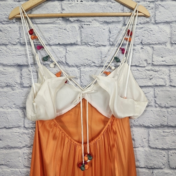 Anthropologie Rainbow v-neck maxi dress - Picture 5 of 9